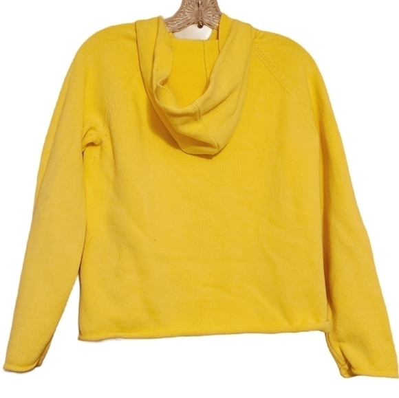 Liz Claiborne | Crazy Horse Yellow Hoodie Sweater (Size Medium Petite) - Picture 14 of 14